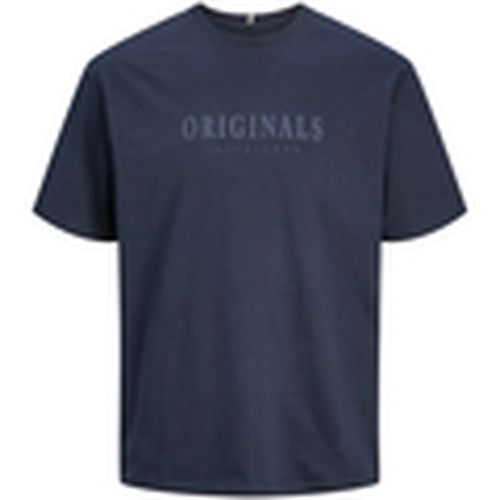 Camiseta 12262494 JORFREDERIKSBERG TEE SS CREW NECK NOOS SKY CAPTAIN para hombre - Jack & Jones - Modalova