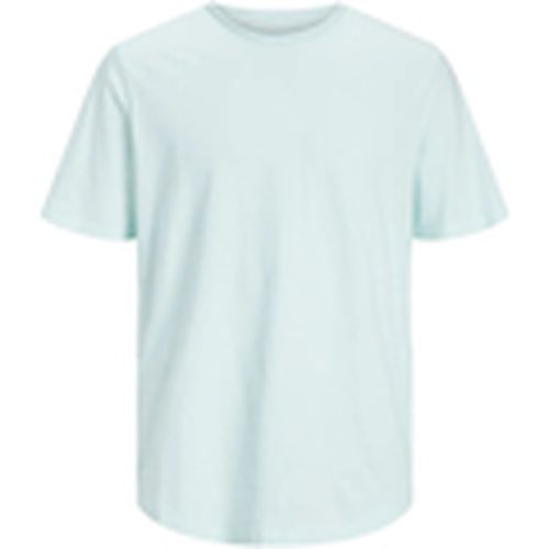 Camiseta 12182498 JJEBASHER TEE O-NECK SS NOOS SHOOTING SEA para hombre - Jack & Jones - Modalova