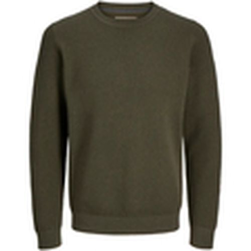 Jersey 12265328 JPRBLUNOAH KNIT CREW NECK BF LN OLIVE NIGHT para hombre - Jack & Jones - Modalova