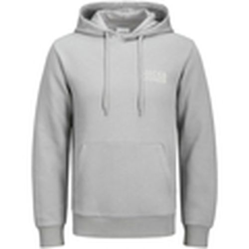 Jersey 12152840 JJECORP LOGO SWEAT HOOD NOOS ULTIMATE GREY para hombre - Jack & Jones - Modalova