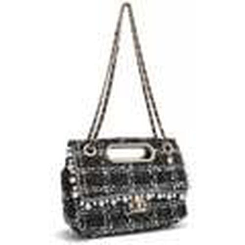 Bolso de mano BOLSO CLUTCH ESTILO TWEED CON SOLAPA (NEGRO) para mujer - Nicole Lee - Modalova