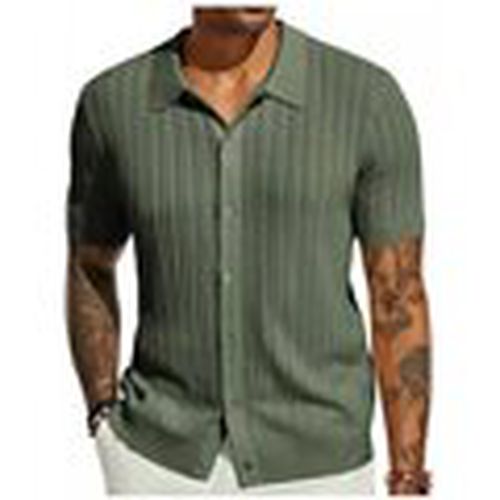 Camisa manga larga NX2115_Army-Green para hombre - Atom - Modalova