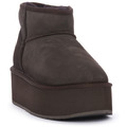 Botines STINGER MICRO FLATFORM CHOCOLATE para mujer - EMU - Modalova