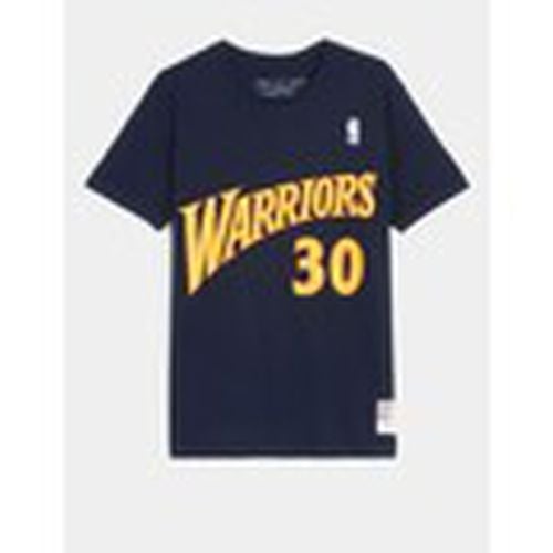 Camiseta Camiseta N N Tee GS Warriors Curry Marino para hombre - Mitchell And Ness - Modalova