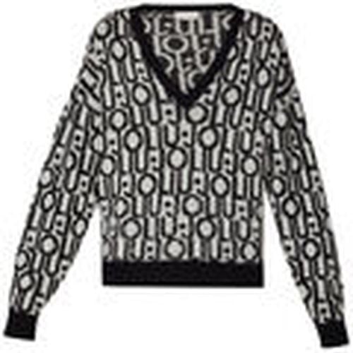 Jersey Jersey con logotipo jacquard para mujer - Liu Jo - Modalova