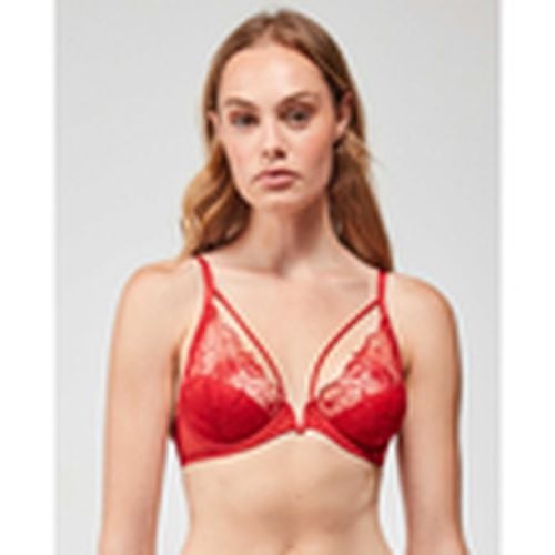 Sujetador Sujetador bralette bordado con tiras en escote para mujer - Gisela - Modalova