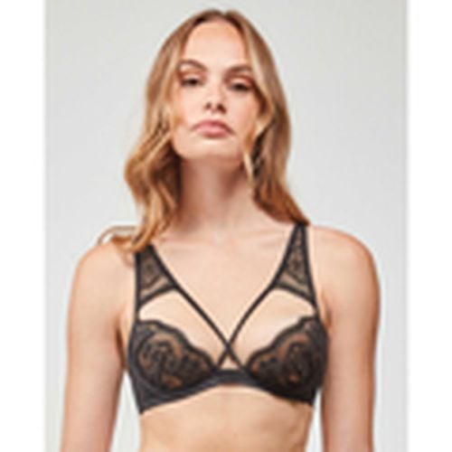 Sujetador Sujetador bralette bordado con tiras en el pecho para mujer - Gisela - Modalova