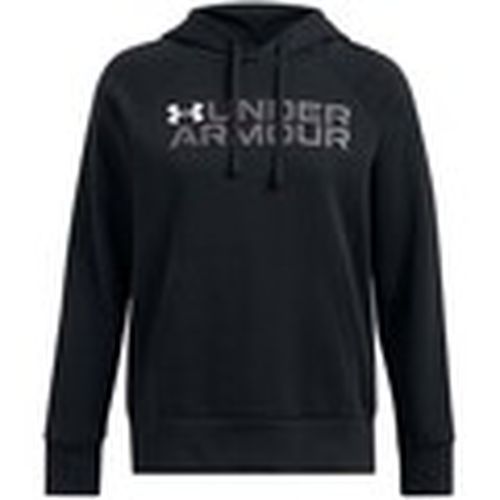 Polar Rival Fleece Wordmark Hoodie para mujer - Under Armour - Modalova