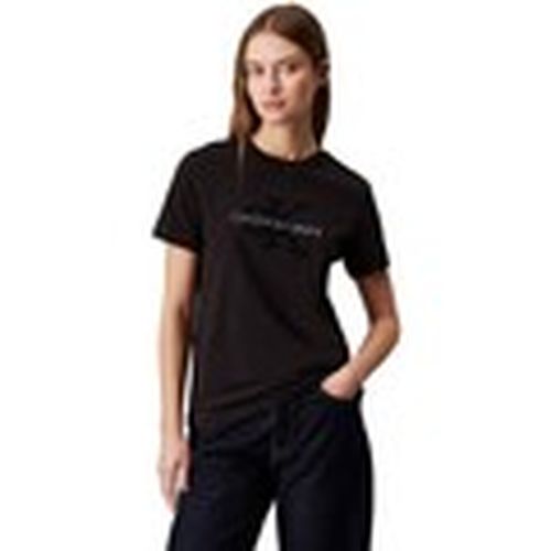 Tops y Camisetas Chenille Monologo Re para mujer - Ck Jeans - Modalova