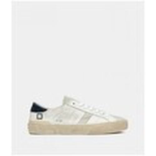 Deportivas Moda D.A.T.E. Hill Low Used White Blue para hombre - Date - Modalova