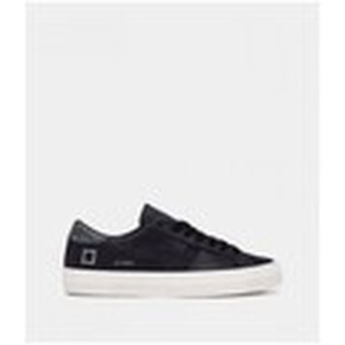 Deportivas Moda D.A.T.E. Hill Low Vintage Calf Black para mujer - Date - Modalova