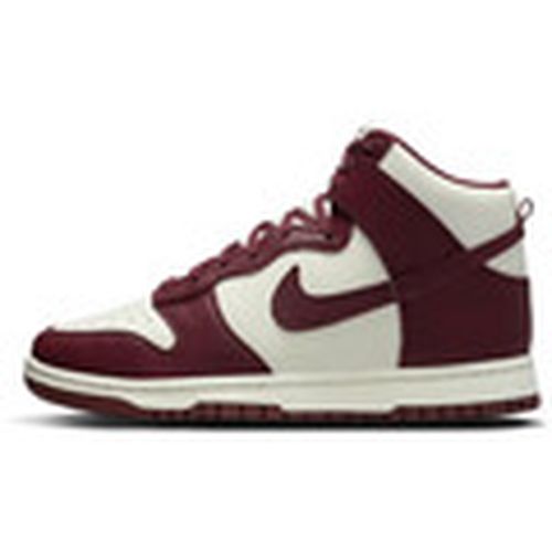 Deportivas Moda Dunk High Burgundy Crush para mujer - Nike - Modalova