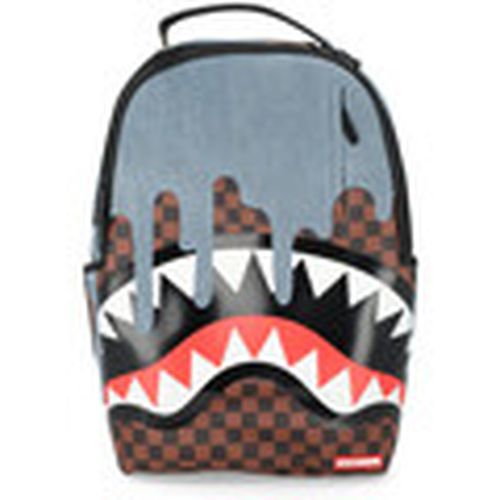 Mochila Mochila Denim Drip marrón y negra para mujer - Sprayground - Modalova