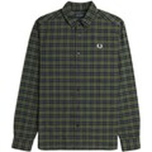 Camisa manga larga Fp Tartan Oxford Shirt para hombre - Fred Perry - Modalova