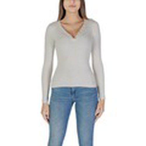 Camiseta manga larga LS KYLA RIB HENLEY W4BP51 KBCO2 para mujer - Guess - Modalova