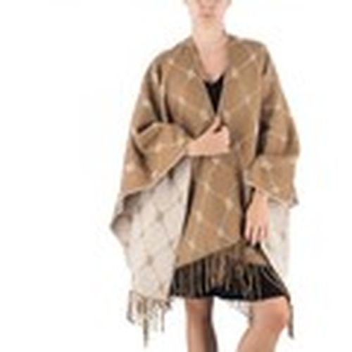 Jersey Poncho Con Logo Integral Marrn para mujer - Blugirl - Modalova