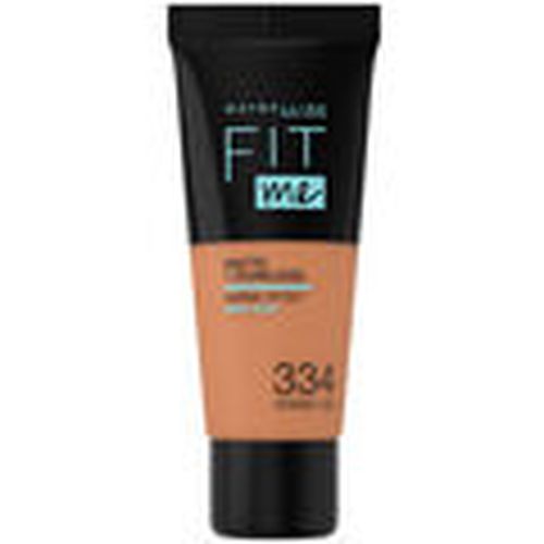 Base de maquillaje Fit Me! Matte+poreless Foundation 334-warm Tan para mujer - Maybelline New York - Modalova