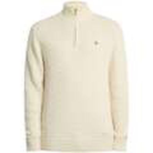 Jersey Jersey de punto de algodón texturizado con media cremallera para hombre - Gant - Modalova