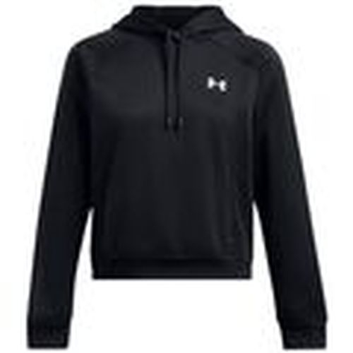 Jersey Sudadera Fleece Hoody Mujer Black/White para mujer - Under Armour - Modalova