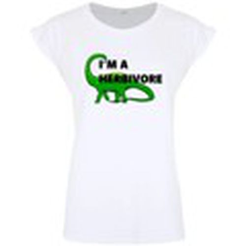 Camiseta manga larga I'm A Herbivore para mujer - Grindstore - Modalova