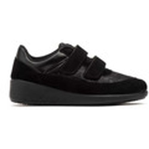 Zapatos Zapatillas Casual de piel negras con cuña para mujer - Bio Up - Modalova