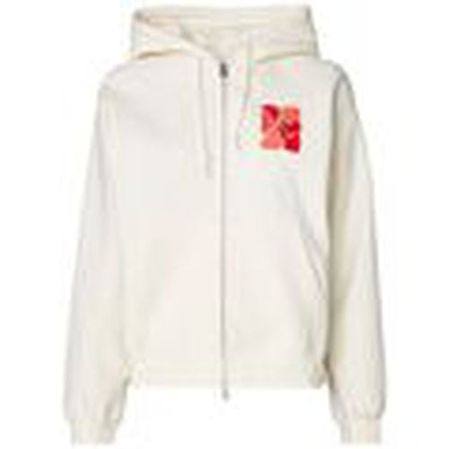 Jersey Sudadera Flora Zip Hood Mujer Unbleached para mujer - Obey - Modalova