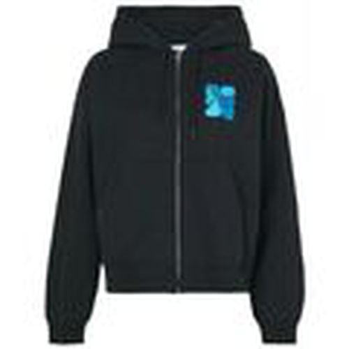 Jersey Sudadera Flora Zip Hood Mujer Black para mujer - Obey - Modalova