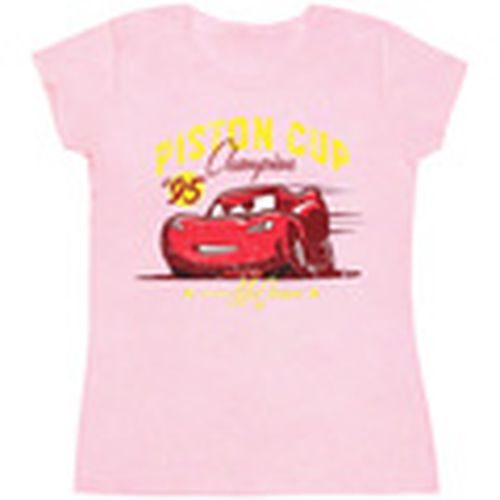 Camiseta manga larga Cars Piston Cup Champion para mujer - Disney - Modalova