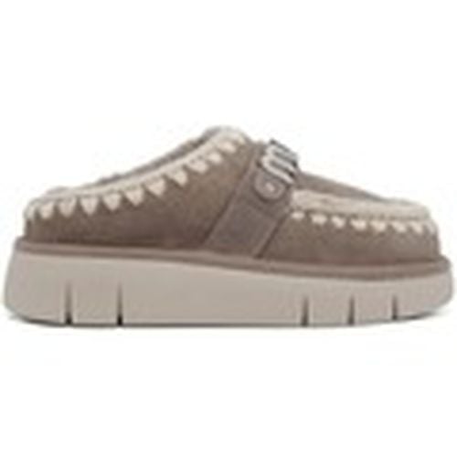 Zuecos BOUNCE CLOG METAL LOGO para mujer - Mou - Modalova