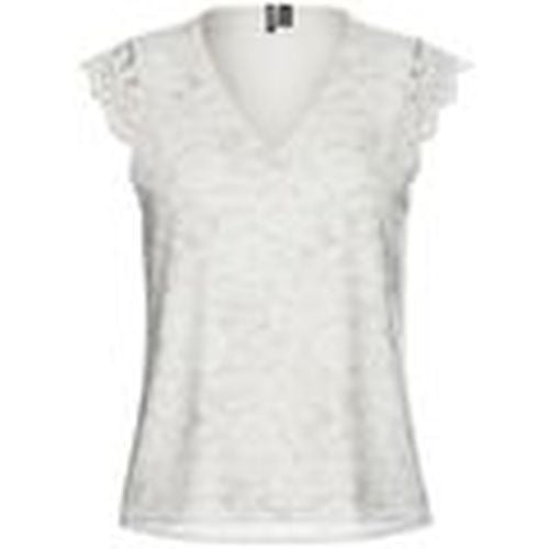 Tops y Camisetas 17154614 OLLINE-CLOUD DANCER para mujer - Pieces - Modalova