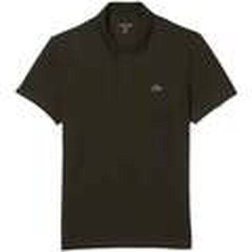 Tops y Camisetas Regular Fit Cotton Blend Polo Shirt Dark Khaki Green para hombre - Lacoste - Modalova