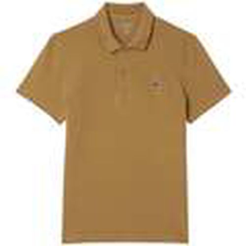 Tops y Camisetas Regular Fit Cotton Blend Polo Shirt Brown para hombre - Lacoste - Modalova