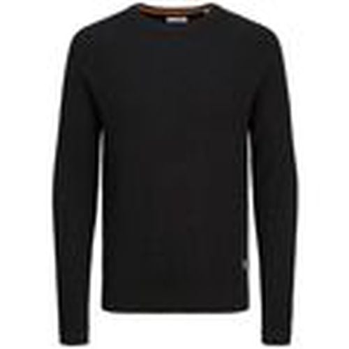 Jersey 12258471 PANNEL CREW-BLACK para hombre - Jack & Jones - Modalova