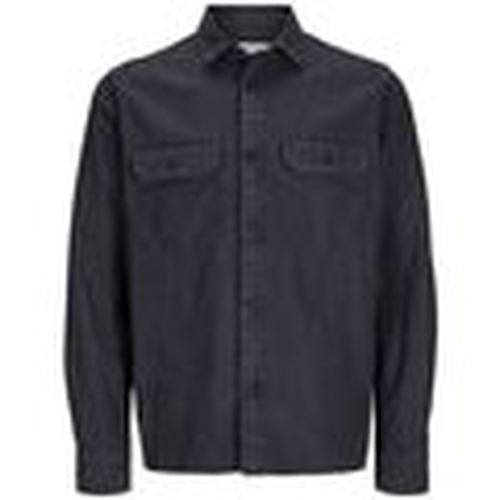 Camisa manga larga 12269262 TRAVIS-BLACK DENIM para hombre - Jack & Jones - Modalova