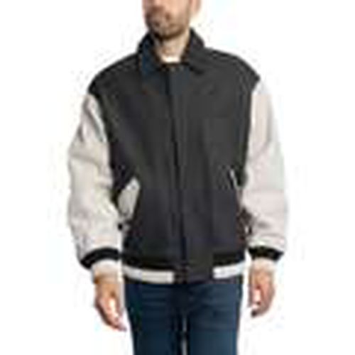 Cazadora de cuero Chaqueta bomber de cuero Limer para hombre - BOSS - Modalova