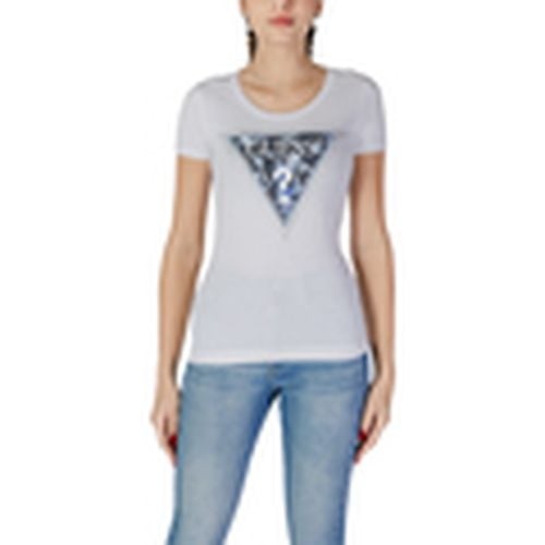 Camiseta SS CN TRIANGLE FLOWER W5RI00 J1314 para mujer - Guess - Modalova