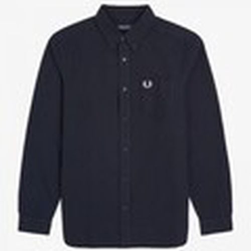 Camisa manga larga Oxford para hombre - Fred Perry - Modalova