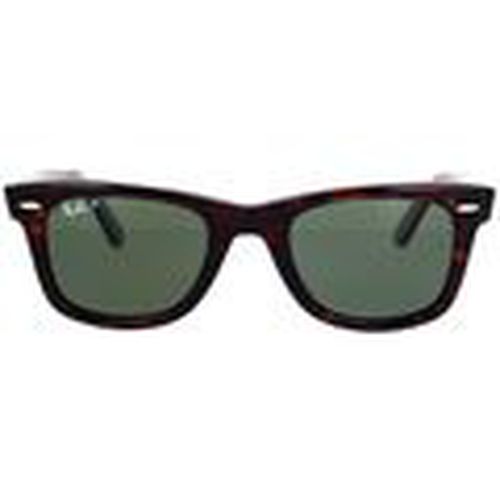 Gafas de sol Occhiali da Sole Wayfarer RB2140 902/58 Polarizzati para mujer - Ray-ban - Modalova