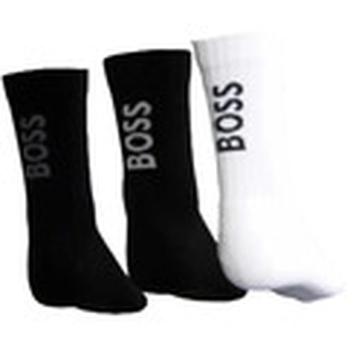 Calcetines altos Pack x3 Bambo para hombre - BOSS - Modalova