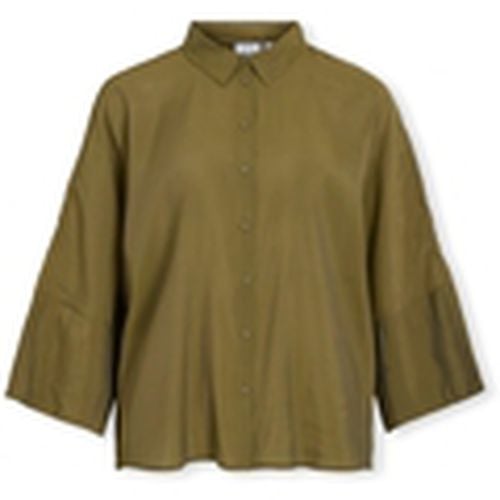 Blusa Aspyn 3/4 Loose Shirt - Capulet Olive para mujer - Vila - Modalova