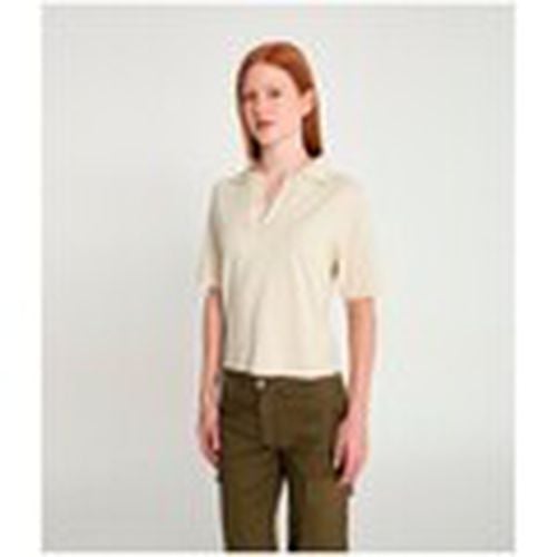 Camiseta Evans Polo Ecru para mujer - Designers Society - Modalova