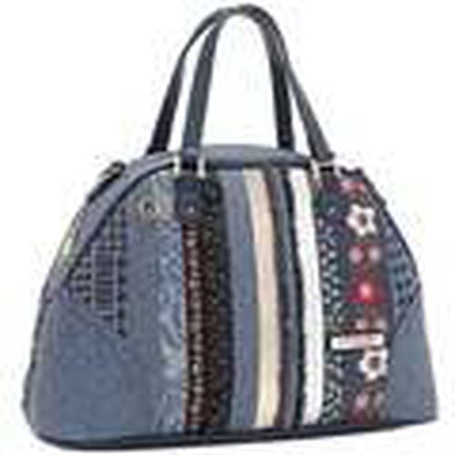 Bolso de mano BOLSO DOME SATCHEL CON PARCHE FLORAL (AZUL) para mujer - Nicole Lee - Modalova