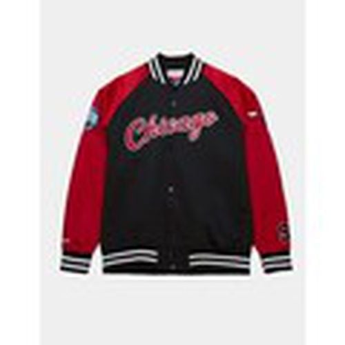 Chaquetas Chaqueta Satin Chicago Bulls D. Rodman Negra para hombre - Mitchell And Ness - Modalova