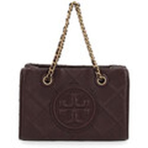 Bolso de mano Bolsa Mini Fleming Soft Chain Tote en burdeos para mujer - Tory Burch - Modalova