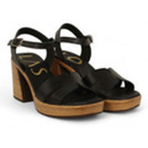 Deportivas Moda sandalia piel con semicuña efecto madera para mujer - Lolas - Modalova