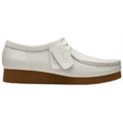 Mocasines wallabee evosh off white para mujer - Clarks - Modalova