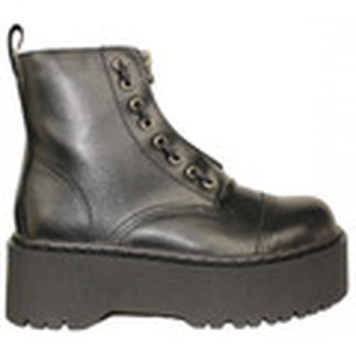 Botas Bota militar triple con cremallera para mujer - True Heart - Modalova