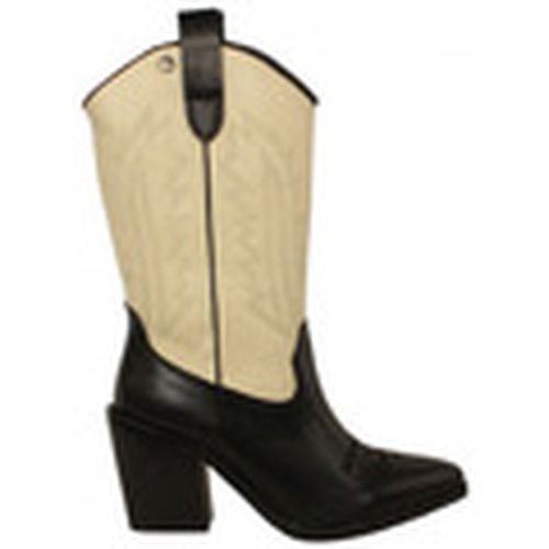 Botas botin cowboy con bordados tacon 5 cm para mujer - Top3 - Modalova