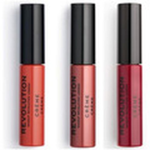 Pintalabios Cream Lipstick Set - 107 RBF / 124 Gone Rogue / 147 Vam para mujer - Makeup Revolution - Modalova