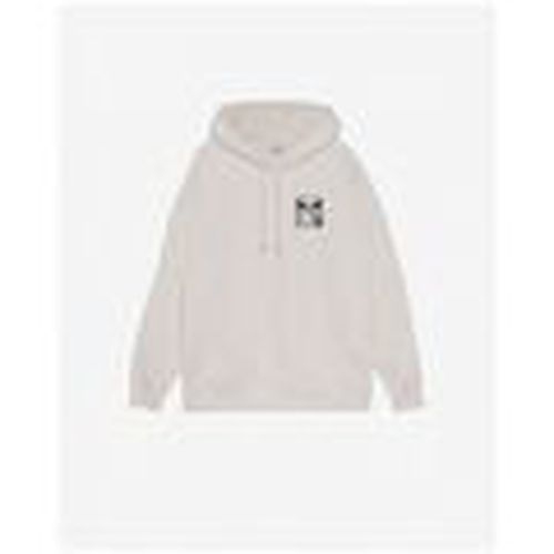 Jersey Sudadera Eyes Icon Hood Hombre Silver Grey Faded Wash para hombre - Obey - Modalova